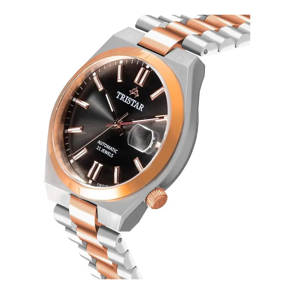 Tristar NJ31BMRTM02 Automatic Charcoal Dial Stainless Steel Men's Watch