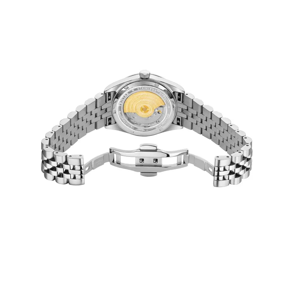 Tristar BA21TMSSM03 Automatic Black Dial Stainless Steel Men's Watch