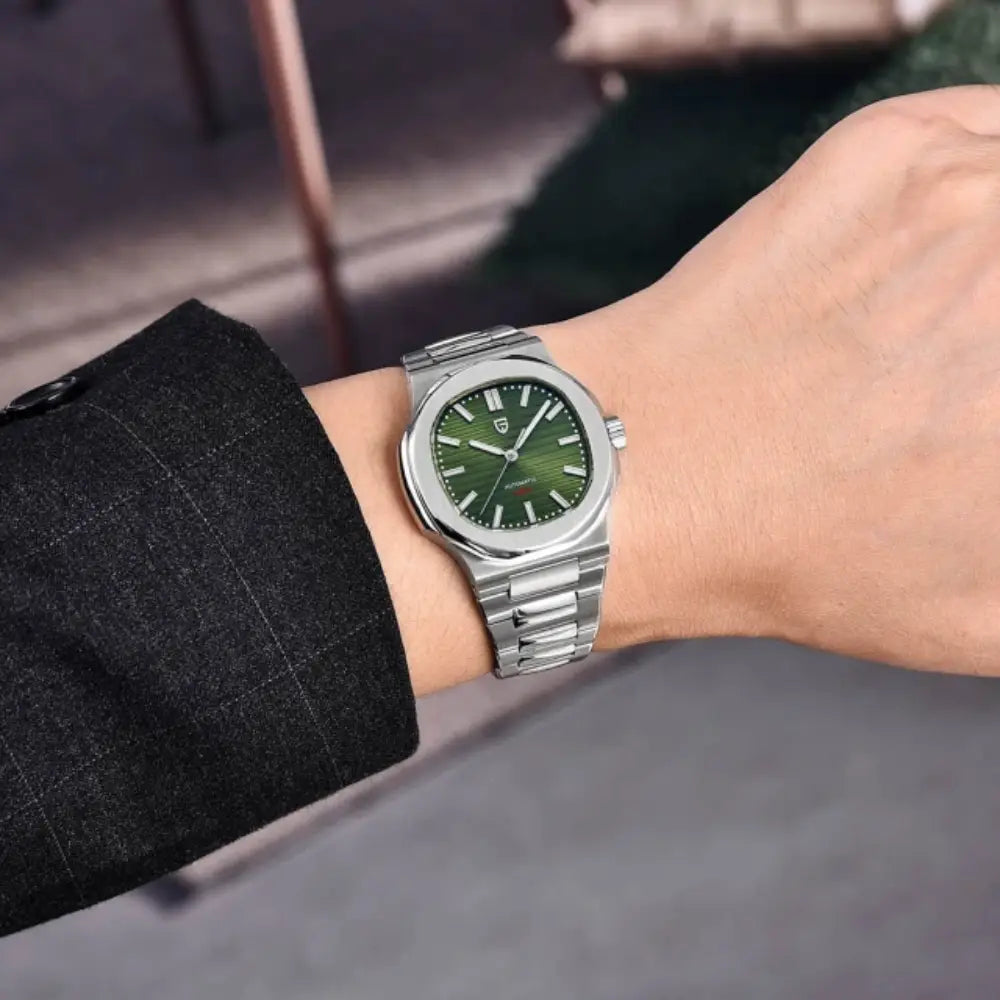 Pagani Design PD1728 - Green Dial Automatic Stainless Steel Men's Watch