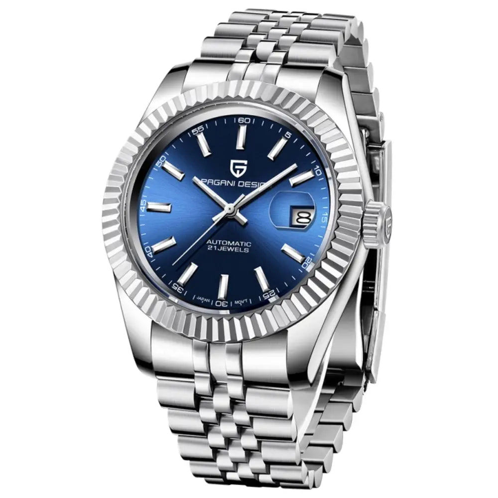Pagani Design PD1645 - Blue Dial Automatic Stainless Steel Men's Watch