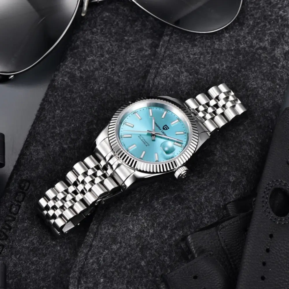 Pagani Design PD1645 - Turqoise Dial Automatic Stainless Steel Men's Watch