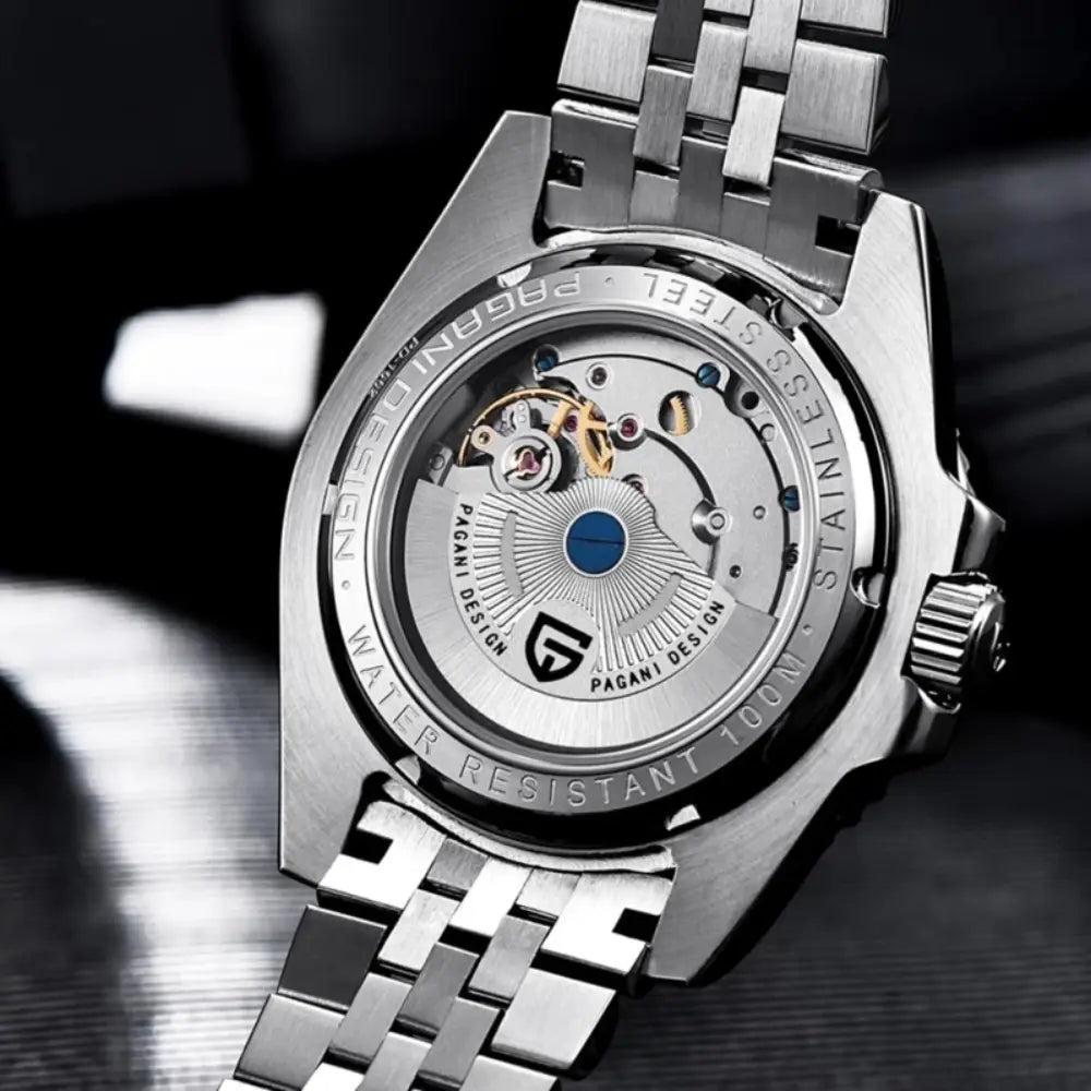 Pagani Design PD1662 Black Dial Automatic Stainless Steel Men's Watch