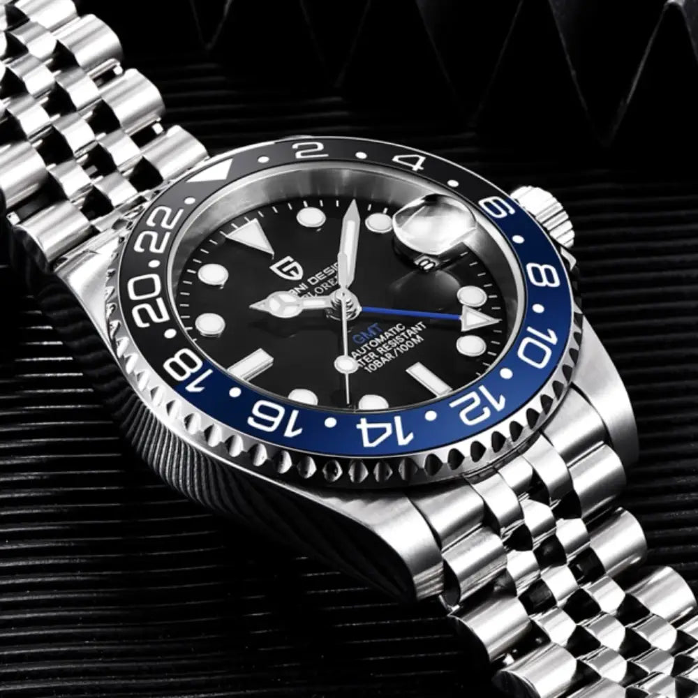 Pagani Design PD1662 - Batgirl Black Dial Automatic Stainless Steel Men's Watch