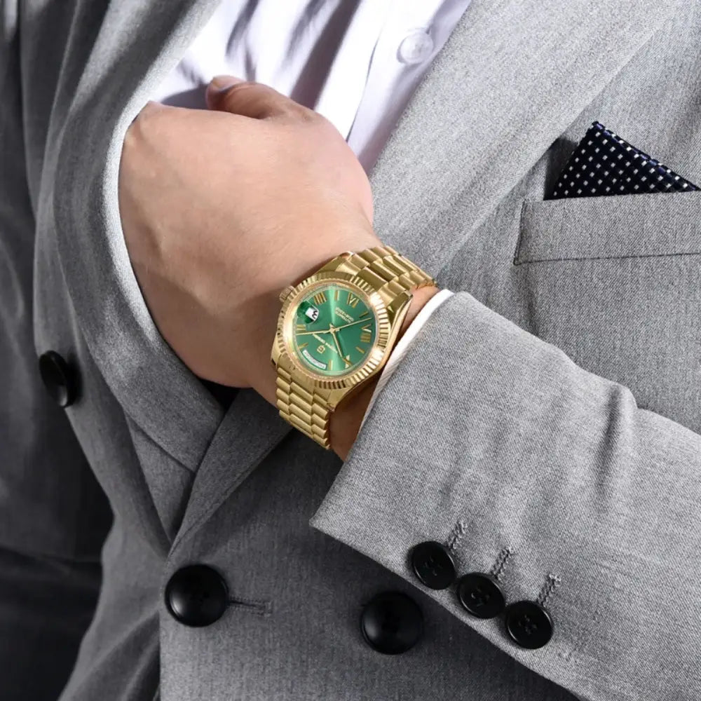 Pagani Design PD1752 - Green Dial Automatic Stainless Steel Men's Watch