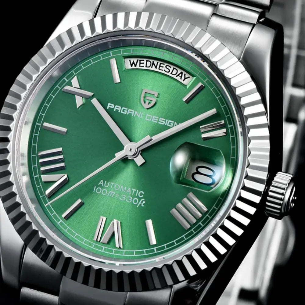 Pagani Design PD1752 - Green Dial Automatic Stainless Steel Men's Watch