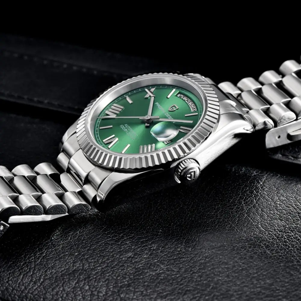 Pagani Design PD1752 - Green Dial Automatic Stainless Steel Men's Watch