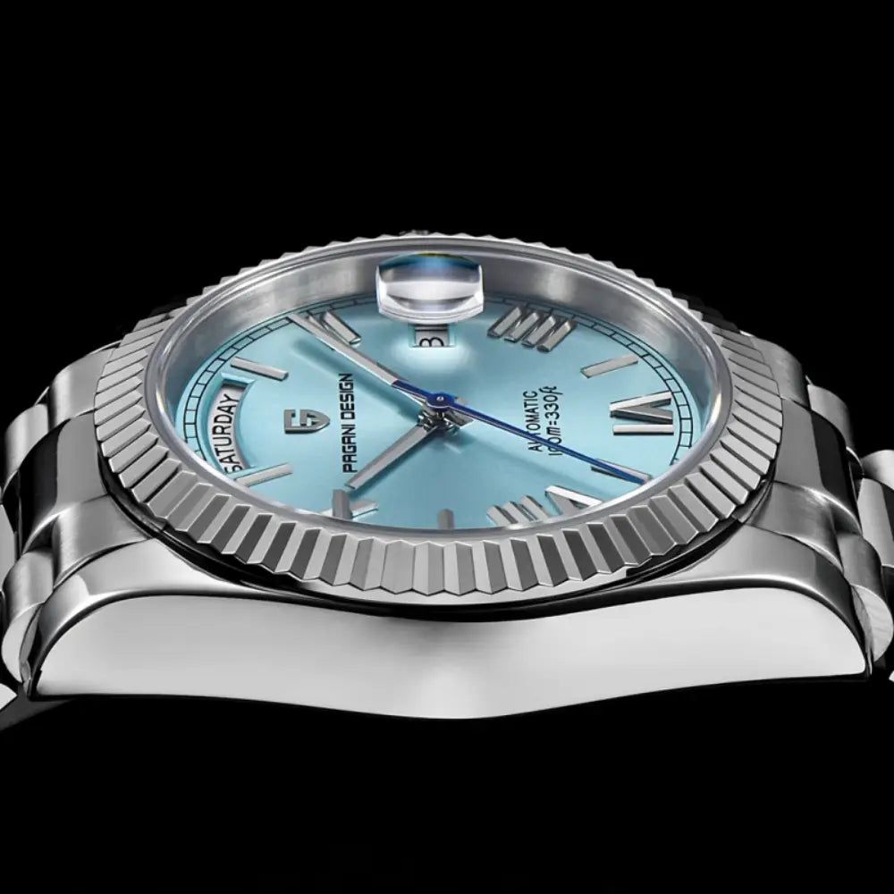 Pagani Design PD1752 - Turqoise Dial Automatic Stainless Steel Men's Watch