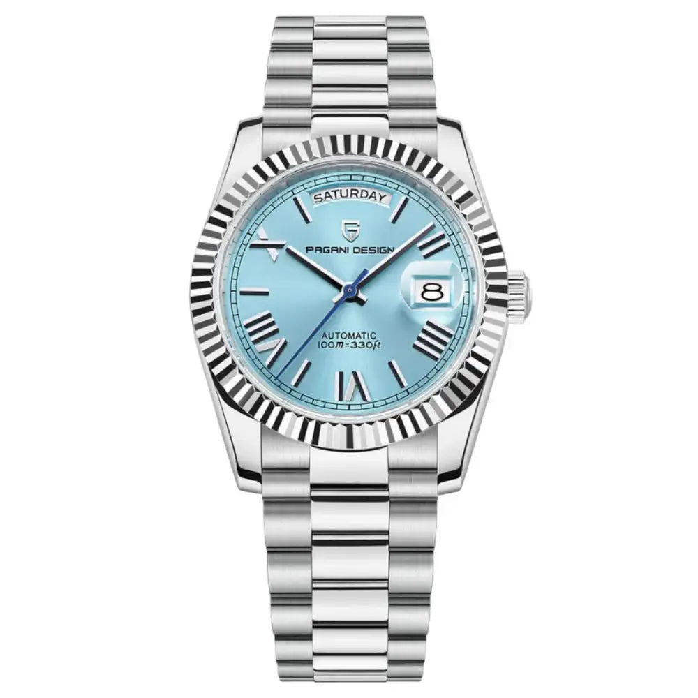 Pagani Design PD1752 - Turqoise Dial Automatic Stainless Steel Men's Watch