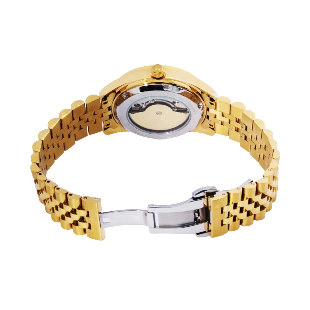 Tristar BA21CMGPM03 Automatic Gold Dial Stainless Steel Men's Watch