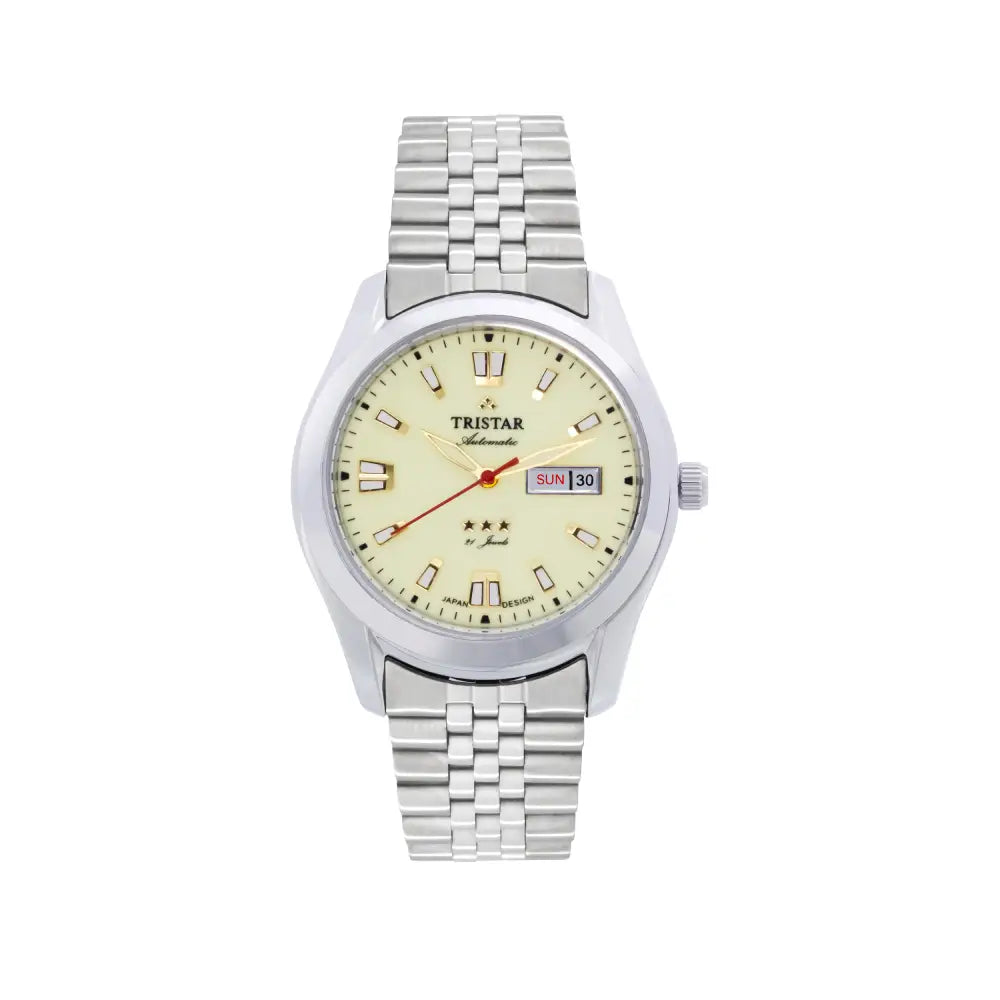 Tristar BA21LMSSM03 Automatic Luminous Dial Stainless Steel Men's Watch