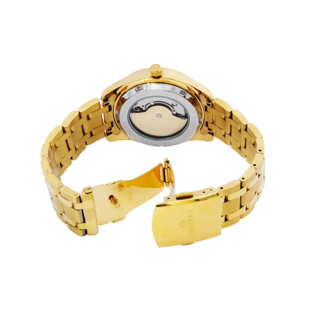 Tristar BA22CMGPM03 Automatic Gold Dial Stainless Steel Men's Watch