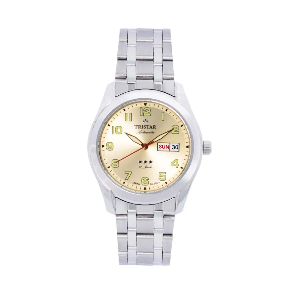 Tristar BA22CMSSM03 Automatic Neo-Brite Dial Stainless Steel Men's Watch