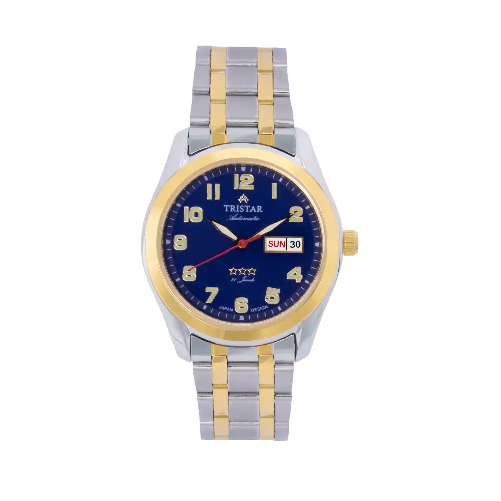 Tristar BA22DM2TM03 Automatic Blue Dial Stainless Steel Men's Watch