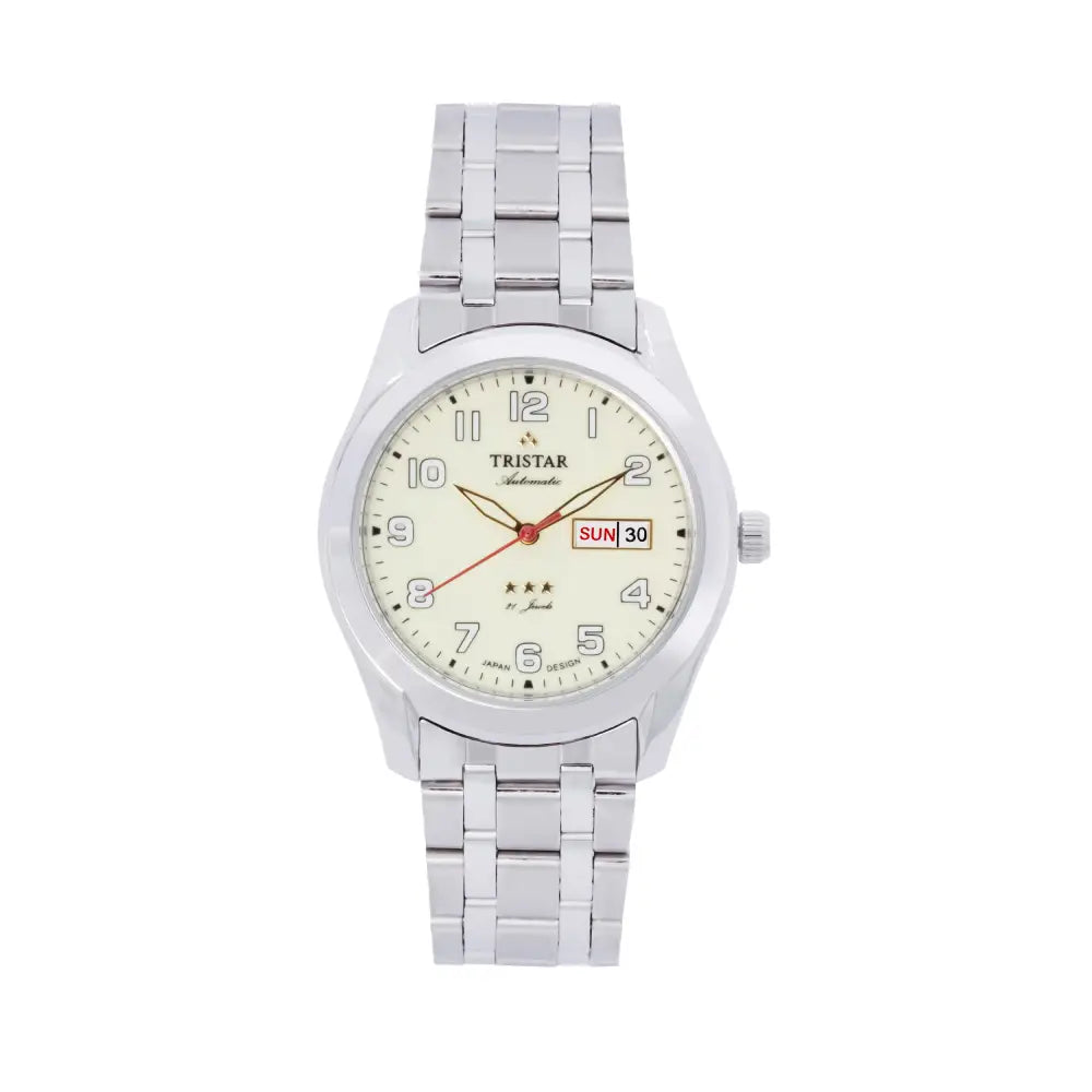 Tristar BA22LMSSM03 Automatic Luminous Dial Stainless Steel Men's Watch
