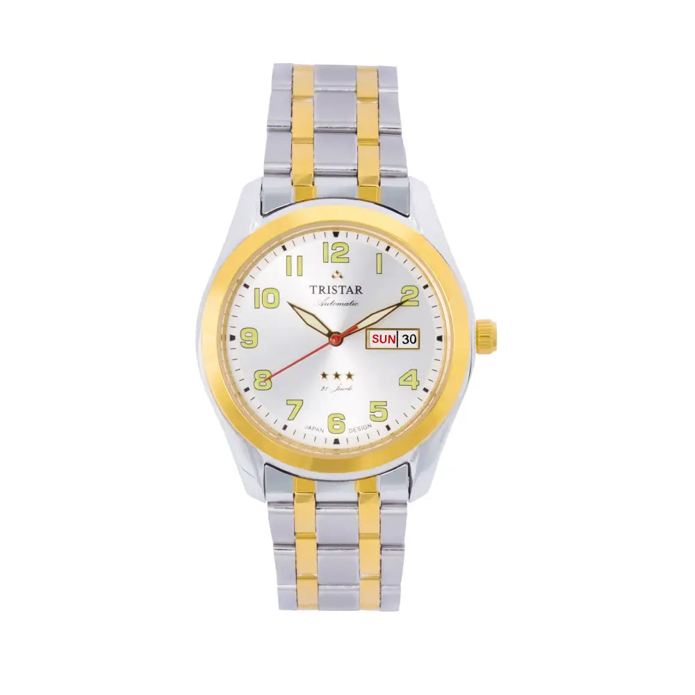 Tristar BA22WM2TM03 Automatic Silver Dial Stainless Steel Men's Watch