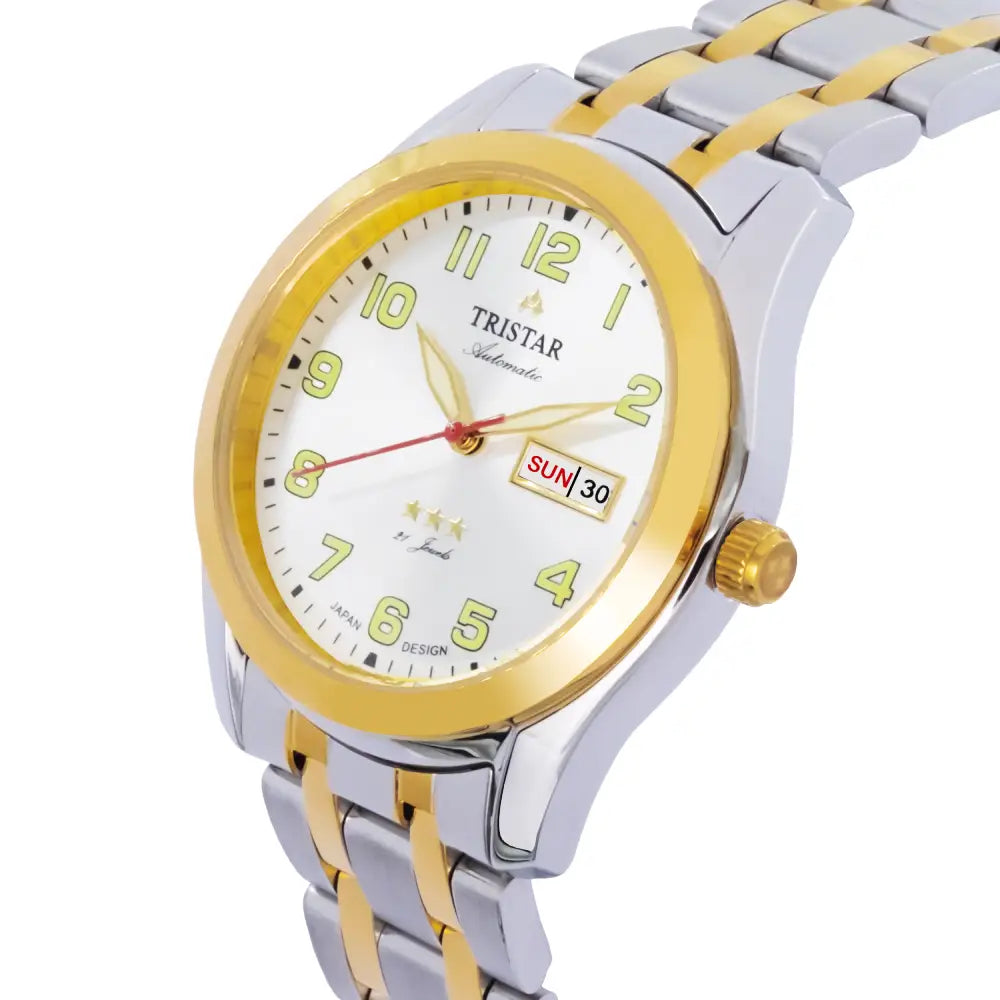 Tristar BA22WM2TM03 Automatic Silver Dial Stainless Steel Men's Watch