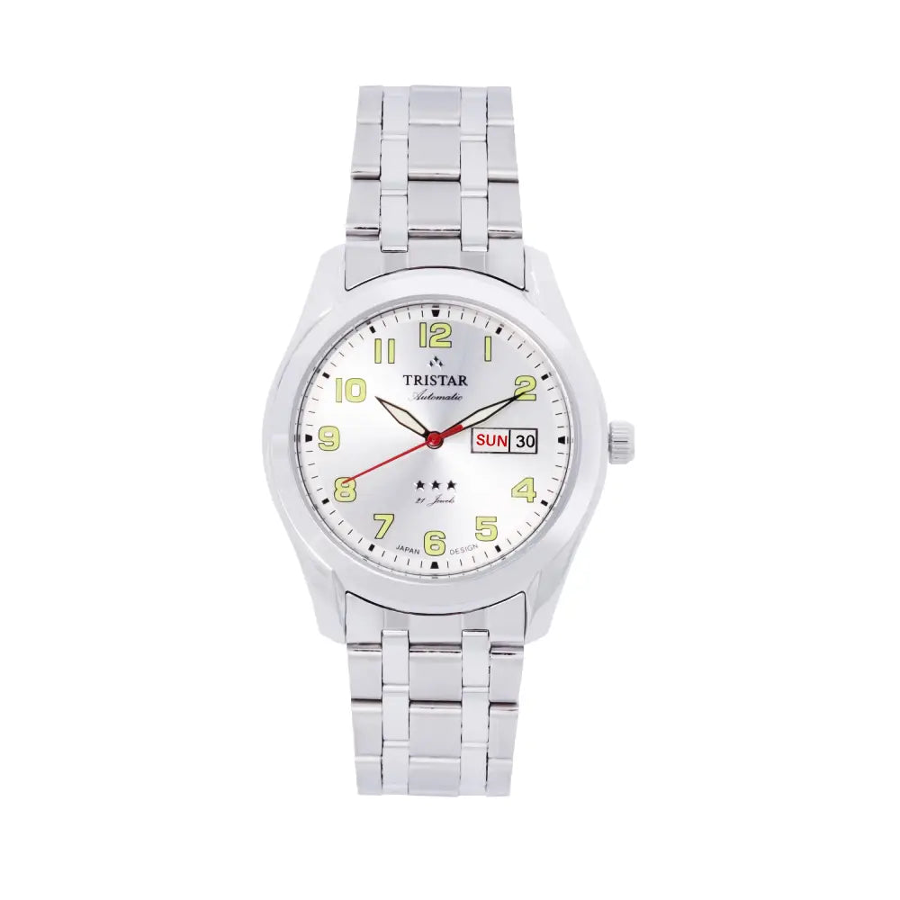Tristar BA22WMSSM03 Automatic Silver Dial Stainless Steel Men's Watch